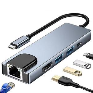Hub USB 3.0 Tipo C 3 en 1 Portátil, Estación de Acoplamiento con Adaptador HDMI para Laptop, MacBook, iPad Pro - Product Image 5