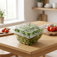 Conteneur en plastique biodégradable recyclable pour légumes, emballage en blister