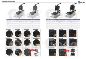<span class=keywords><strong>Macchina</strong></span> <span class=keywords><strong>per</strong></span> <span class=keywords><strong>Waffle</strong></span> Professionale 12 in 1 con Piastre Rimovibili Personalizzate <span class=keywords><strong>per</strong></span> Uso in Cucina Commerciale - Product Image 6