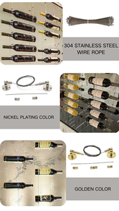 ديكورات حفلات المناسبات ، قوس حائط من حبل سلكي لعرض النبيذ وجدار الشمبانيا لحفلات الزفاف - Product Image 4