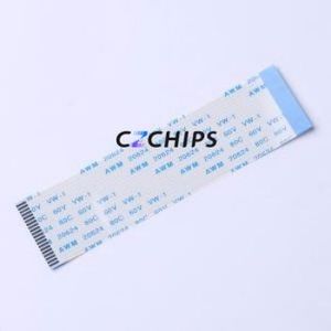 AB03A0100000276A FFC Cable (Flexible Flat Cable) P=1mm Connector 20P 1mm 0.3mm 8cm - Product Image 1