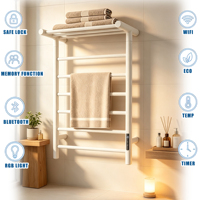 Sèche-serviettes intelligent Tuya WiFi avec thermostat d'ambiance sans fil, contrôleur de chauffage programmable pour la maison, commande par application et vocale