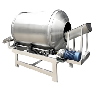 Large Agitator Type Food Mixing Machine Stainless Steel <b>Drum</b> with <b>Plastic</b> Pellet Feature - Product Image 1
