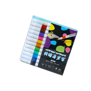 Marqueur de peinture acrylique 12 couleurs, kit de peinture sur roche DIY, double pointe, emballage en vrac pour logo personnalisé - Product Image 5