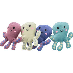 Juguete de Peluche de Pulpo de 10 cm, Varios Colores, Juguete Interactivo para Mascotas - Product Image 1