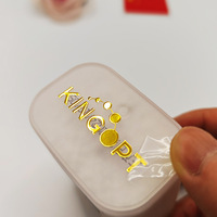Vente en gros d'autocollants en cristal à motif original Mélange et correspondance avec le logo de la marque PVC Nickel UV Transfert Matériau d'emballage
