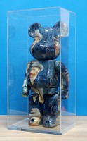 Boîte de présentation en acrylique 1000% Bearbrick, housse anti-poussière pour figurine Violent Bear, boîte de rangement pour modèle