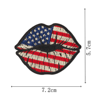 Patchs brodés patriotiques USA à thermocoller, 1776-2026, 250 ans de liberté, Aigle, Drapeau, Botte de cowboy, Appliques pour chapeau DIY