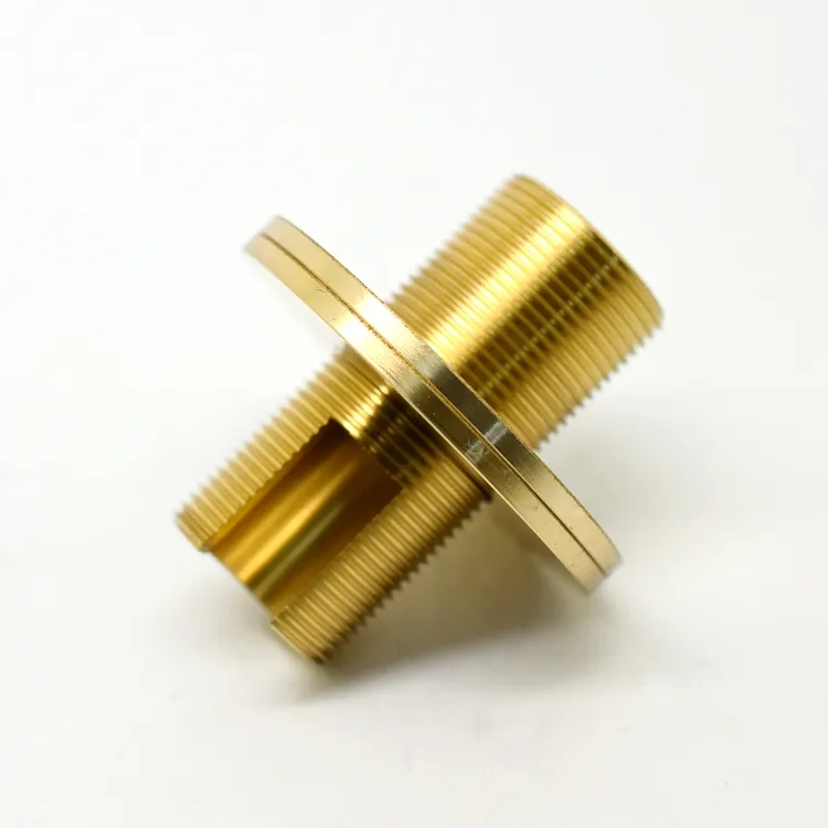 Jiyan Factory Accepted Drawing Custom Hydraulic Hose Brass Fitting Nipple Pipe Fitting Plumbing Brass Fitting