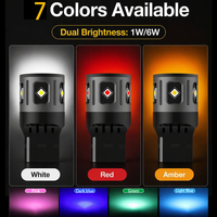 Ampoules LED S3 pour voiture 6W, puces 3570, haute et basse luminosité, couleur personnalisée, 7440 7443 3156 3157 1156 1157, feux de freinage, de position et de clignotants