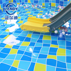 Landy Kids Water Park <b>Slide</b> PVC Anti Slip Indoor Outdoor Play Equipment For Children <b>Pool</b> Fun Toy - Product Image 2
