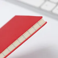 Cuaderno de Regalo Personalizado al por Mayor, con Cubierta de Cuero PU, Tamaño Personalizado, Hojas Sueltas, Encuadernación Cosida con Hilo
