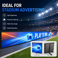 Écran LED HD extérieur étanche P4 P5 P6 pour affichage publicitaire en stade, économe en énergie, fournisseur OEM