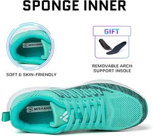 Zapatillas deportivas ligeras para mujer, <span class=keywords><strong>zapatos</strong></span> informales transpirables con cojín de aire, para correr, color negro, venta al por mayor - Product Image 3