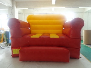 Tùy chỉnh màu sắc ngoài trời đảng <span class=keywords><strong>big</strong></span> red sofa bơm hơi Khổng Lồ ghế - Product Image 5
