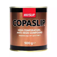 MOLYSLIP COPASLIP Agent anti-grippage acrylique haute température, graisse lubrifiante de qualité industrielle pour applications marines et de menuiserie