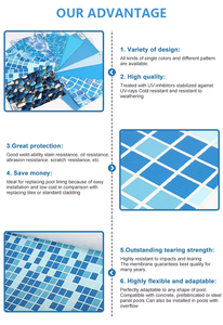 Liner de piscine en PVC de haute qualité Water Crown : Membrane de piscine résistante à la chaleur, aux UV et imperméable - Product Image 5