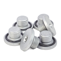 Bouchon de vidange d'huile moteur 90502556 96041864 pour Chevrolet pour Astra 2000-2008 Métal Argenté