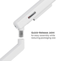 LDT104-C012 17 "-40" 11kg bras de moniteur ressort en aluminium ressort mécanique ordinateur VESA montage support de support de moniteur unique