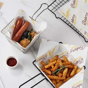 Papel de Envolver Desechable Ecológico Personalizado para Envasado de Alimentos, Recubierto de PE Antigrasa para Sándwiches, Hamburguesas, Galletas, Pan, Gelatina - Product Image 1