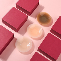 Pétales de poitrine respirants de haute qualité Couverture de mamelon collant Ton de peau Opaque Adhésif à la mode sans couture pour les zones sensibles