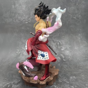 Figurine d'action <span class=keywords><strong>Luffy</strong></span> style Wano Country, forme des Quatre Serpents, statue de collection en PVC pour revendeurs transfrontaliers et commandes en gros - Product Image 5