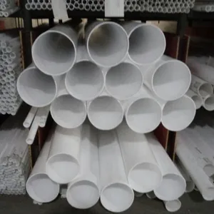 PTFE Extruded plastic Pipe white virgin material China factory supply good corrosion performance widely use