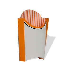 Caja de Papel Kraft Premium para Empacar Papas Fritas, Contenedor Desechable Personalizado para Servir Comida Rápida - Product Image 4