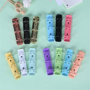 Biểu Tượng Tùy Chỉnh Mới Đơn Giản Trường Học Sinh Máy Tính Xách Tay A7 Trong Suốt PVC Mini 3-Lỗ Loose-Leaf Xoắn Ốc Chất Kết Dính Refillable - Product Image 3