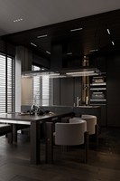 Conception d'intérieur moderne pour appartements hôteliers, dessin CAO de plan 2D, service de rendu 3D d'intérieur