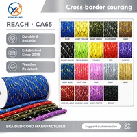 Cordon de parachute multifonction en nylon à 7 brins, 550 lb, or et argent, 100 pieds, 19 couleurs, 4 mm, paracorde 550 pour le camping