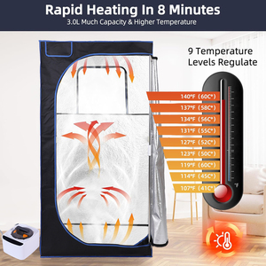 Sauna à vapeur humide portable d'intérieur à prix abordable pour salon, entraînement personnel et <span class=keywords><strong>spa</strong></span> corporel, réduit le stress - Product Image 3