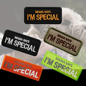 Écussons brodés personnalisés en forme de petit poisson <span class=keywords><strong>avec</strong></span> bordure, badges décoratifs brodés pour vêtements - Product Image 5