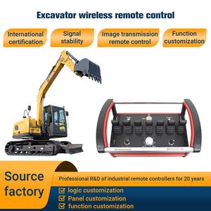 Leviers de commande hydraulique proportionnels sans fil étanches IP65, télécommande, portée fixe de 5 km pour la construction universelle - Product Image 5