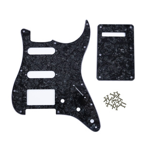 Kit de pickguard de guitarra eléctrica estilo ST de celuloide SSH con tornillos, piezas de repuesto para Strat - Product Image 4