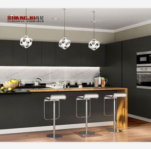 Cabinet In Black And White Lacquer Hight Quality Modern Kitchen Almirah Design Classic - Product Image 4
