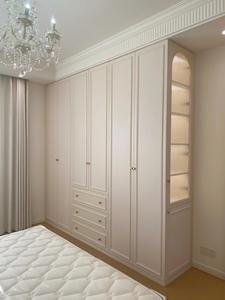 Armadio Moderno Ecologico Personalizzato per Camera da Letto, Bianco, con 4 Cassetti e Appendiabiti Retrattile - Product Image 2