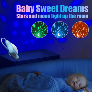 Machine à bruit blanc pour bébé avec projecteur lumineux, rechargeable par USB Type-C, aide au sommeil, lecteur de musique - Product Image 3