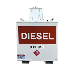 Réservoir diesel en acier Offre Spéciale carbone Réservoir de carburant auto bunded de 1000 litres