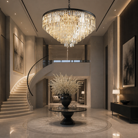 Lustre de luxe au design artistique moderne, créatif et décoratif pour la maison, la villa, la chambre, les mariages et le hall d'entrée