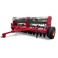 Semoir agricole robuste à disques pneumatiques pour tracteur