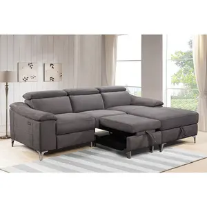Canapé-lit d'angle moderne, meuble de maison, service de couchage, en coupe