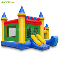 Château gonflable commercial pour enfants en gros, structure de saut gonflable pour parc d'attractions