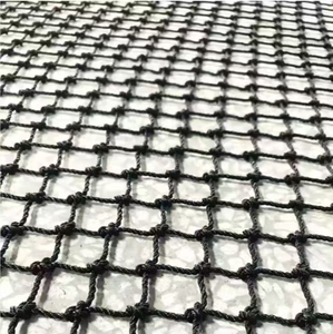 Bền Chống Gỉ Polyester Lưới Đánh Cá Với 15Mm * 15Mm Lưới Knotless Cấu Trúc Dịch Vụ Cắt Cho Cá Trang Trại Lồng Lưới - Product Image 4