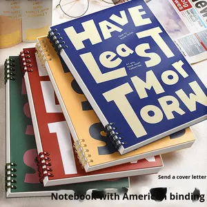 Cuaderno Americano Retro B5 de Hojas Sueltas A5 Desmontable, Anti-rayaduras, A4 Simple, Diario DIY para Estudiantes - Product Image 4