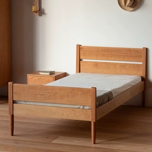 <span class=keywords><strong>Lit</strong></span> simple en bois massif de style shaker, <span class=keywords><strong>lit</strong></span> de chambre moderne minimaliste de style nordique <span class=keywords><strong>japonais</strong></span> pour petits appartements - Product Image 1