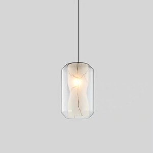 Postmodern Minimalist Marble Dining Room Pendant <b>Light</b> Luxury Single-Head Pendant for Bedroom Bar <b>Chandelier</b> Pendant <b>Lights</b> - Product Image 3