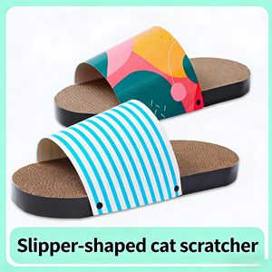 Cat Trees Corrugated <b>Paper</b> Scratcher Geometric <b>Pattern</b> Durable Safe 1 Level 51x21x14.5 Cm Cat Supplies - Product Image 4