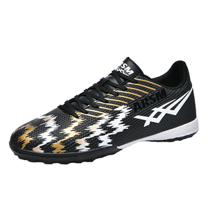 Nouvelles chaussures de futsal 10 crampons avec logo personnalisé, antidérapantes, pour sports de plein air, semelle intérieure de football, unisexe, printemps été automne hiver, taille US 6 - Product Image 1