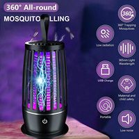 Piège à moustiques électrique UV portable en gros, style cage, pour maison, jardin, terrasse